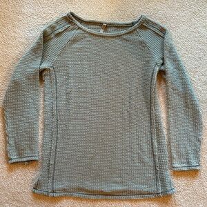 XCVI Sage Thermal Knit Top NWOT.